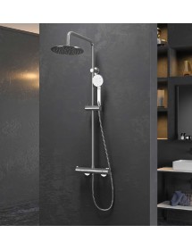 Colonne de douche thermostatique MAFANA avec douchette en inoxydable 105 cm