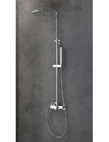 Colonne de douche chromée ARTEMIS avec douchette 119cm