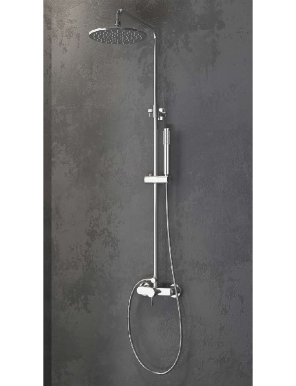 Colonne de douche ARTEMIS avec douchette en chrome 119cm