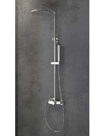 Colonne de douche ARTEMIS avec douchette en chrome 119cm