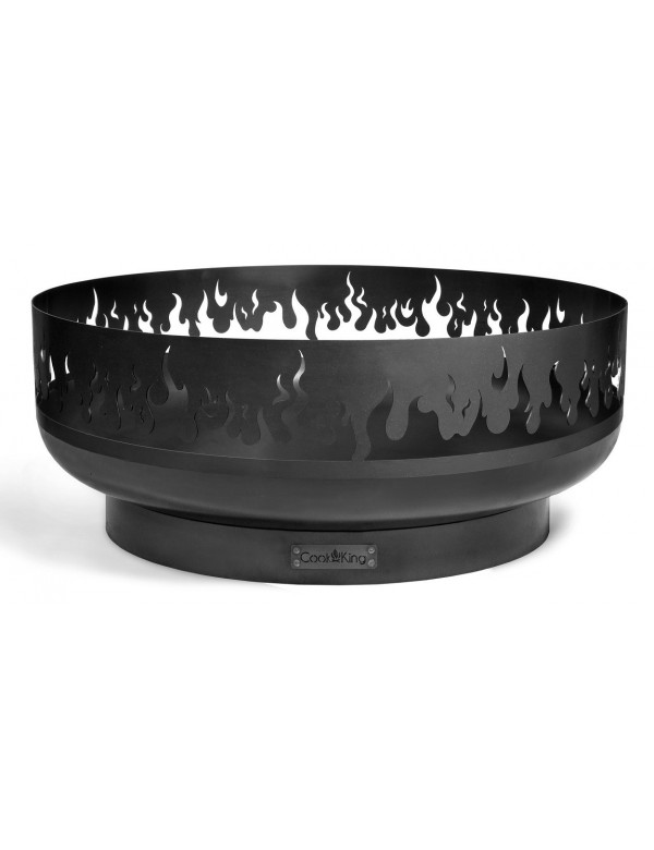 Brasero de jardin FIRE décor feu en acier Ø: 80 cm