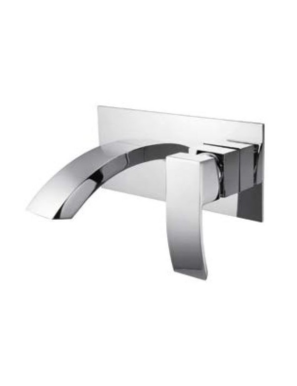 Mitigeur lavabo à encastrer GINKO en laiton chromé