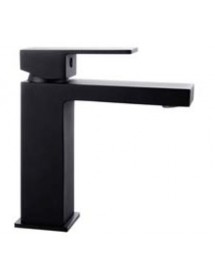 Mitigeur lavabo DELOS NERO en laiton noir 16,2x15,7x5,2 cm