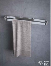 Porte-serviette mural NOVELLINI en laiton chromé Porte-serviette mural NOVELLINI en laiton chromé