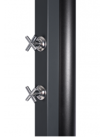 Douche de piscine solaire 30L avec rince pieds