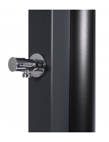 Douche de piscine solaire 30L avec rince pieds