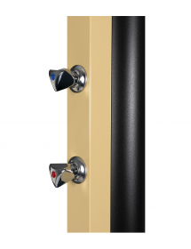 Douche de piscine solaire 30L avec rince pieds