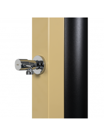 Douche de piscine solaire 30L avec rince pieds