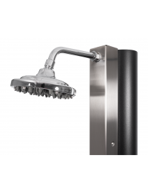 Douche de piscine solaire 30L avec rince pieds