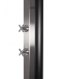 Douche de piscine solaire 30L avec rince pieds