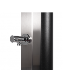 Douche de piscine solaire 30L avec rince pieds