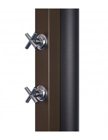 Douche de piscine solaire 30L avec rince pieds