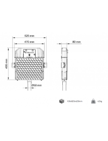 Réservoir de chasse d'eau à encastrer pour cuvettes WC au sol Réservoir de chasse d'eau à encastrer pour cuvettes WC au sol