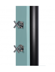 Douche de piscine solaire CROSS, douche extérieure 40L