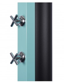 Douche de piscine solaire, douche extérieure 40L