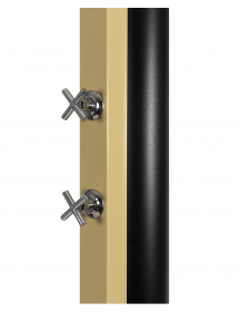 Douche de piscine solaire, douche extérieure 40L