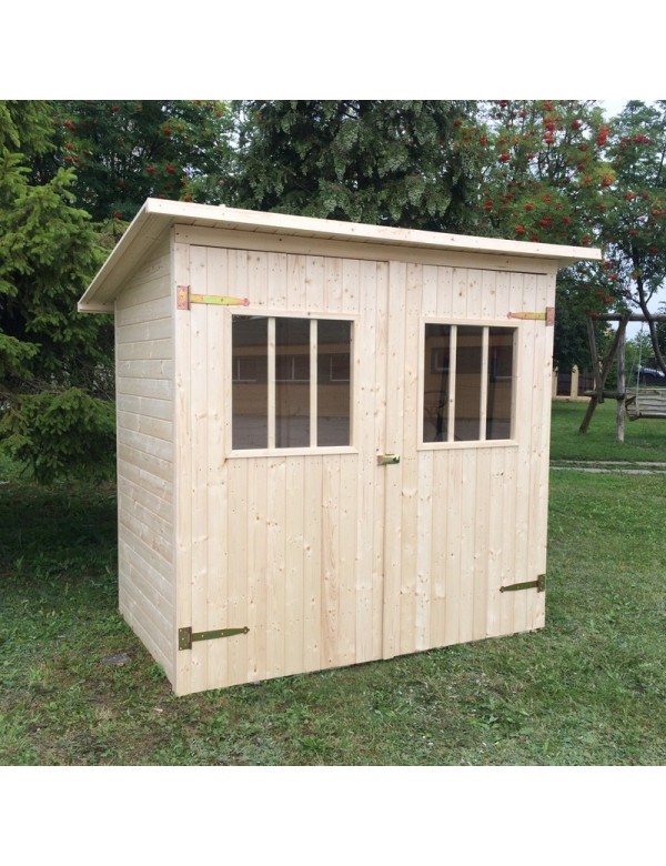 Abri de jardin LUCIOLE en bois épicéa 290x290 cm H. 234 cm