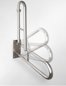 Barre d'Appui Relevable en U HELP Blanche Bemeta H. 80 cm