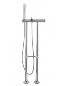 Mitigeur baignoire sur pied SEINA avec douchette H. 106 cm