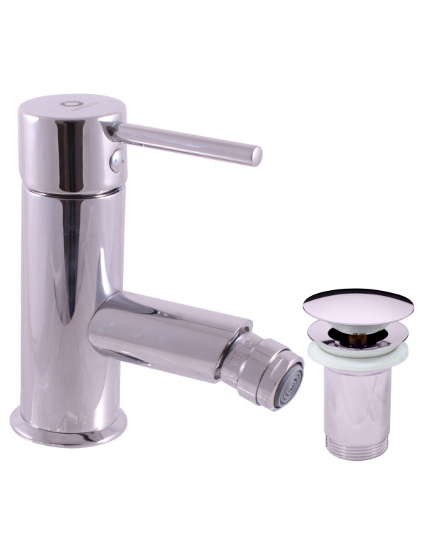 Mitigeur bidet SEINA avec bonde laiton chromé