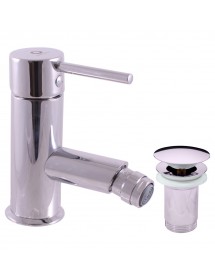 Mitigeur bidet SEINA avec bonde en laiton noir