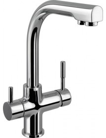 Mitigeur évier SEINA avec séparateur d'eau potable et d'usage H.44 cm