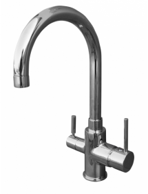 Mitigeur évier SEINA avec séparateur d'eau potable et d'usage H.44 cm