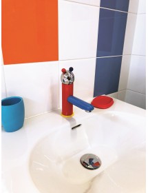 Mitigeur lavabo ours pour enfant sans siphon