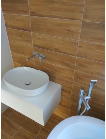 Mitigeur lavabo mural encastrable SEINA laiton chromé 8cm
