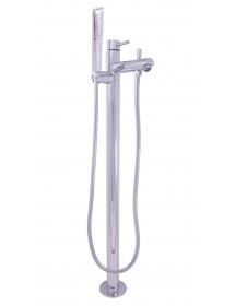 Mitigeur baignoire sur pied SEINA en laiton chromé H. 93,2 cm