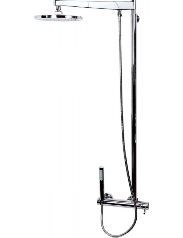 Colonne de douche murale thermostatique réglable 110 à 176 cm