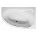 Baignoire acrylique RIHO d'angle LYRA 140x90 cm