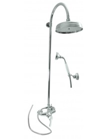 Colonne de douche LABE avec douchette en laiton chromé H.111cm
