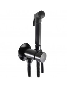 Mitigeur bidet SEINA avec douchette en laiton noir mat