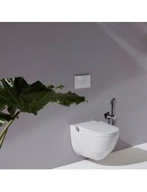 Mitigeur bidet SEINA avec douchette en laiton noir mat