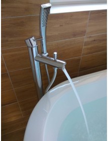 Colonne de douche LABE avec douchette en laiton bronze H.111cm