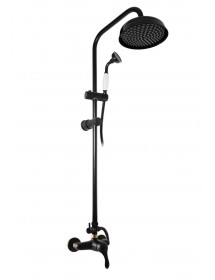 Colonne de douche LABE avec douchette en laiton bronze H.111cm