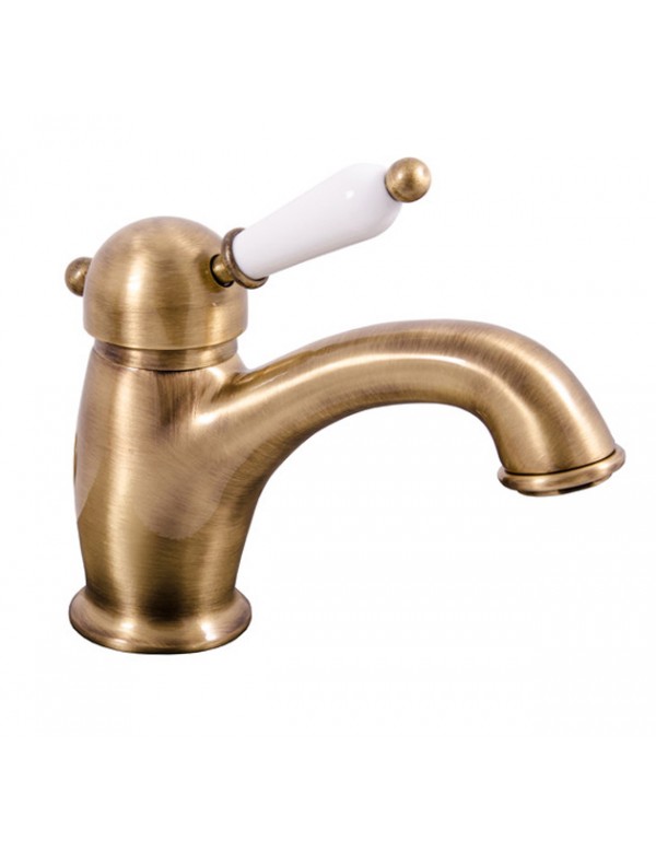 Mitigeur lavabo LABE en laiton avec poignée en céramique