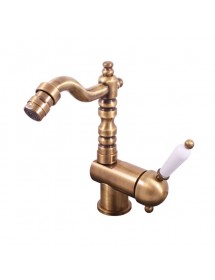 Mitigeur bidet LABE à poser en laiton avec poignée en céramique
