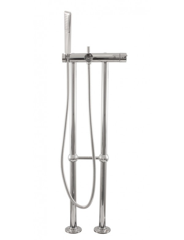 Colonne de douche LABE laiton chromé avec douchette H.102 cm