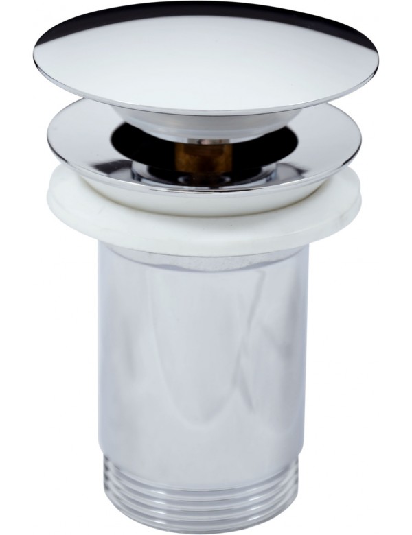 Bonde pour lavabo et évier en laiton chromé ⌀ 6,5 cm Bonde pour lavabo et évier en laiton chromé ⌀ 6,5 cm