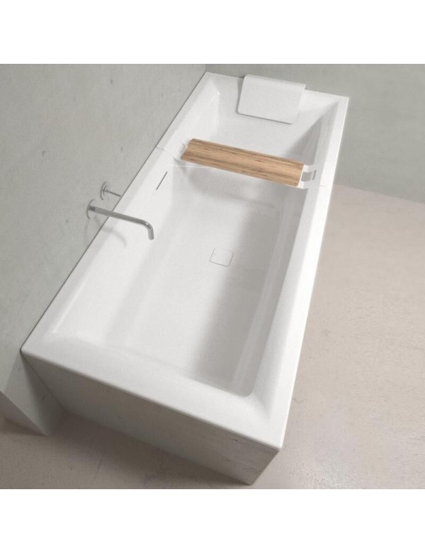 Baignoire acrylique RIHO FALL STILL SQUARE 170x75 cm avec cascade