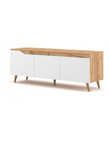 Meuble TV à poser TURE chêne 140x40x52 cm