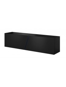 Meuble TV à suspendre SLANT 160 avec LED RGB 160x40x35 cm