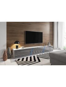 Meuble TV à suspendre SLANT 240 avec LED RGB 240x40x35 cm