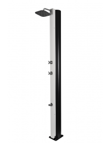 Douche de piscine solaire 40L avec rince pieds