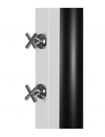 Douche de piscine solaire 40L avec rince pieds