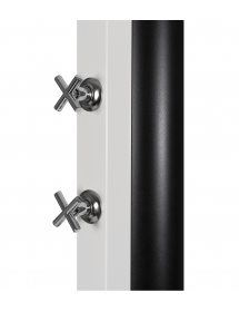 Douche de piscine solaire 40L avec rince pieds