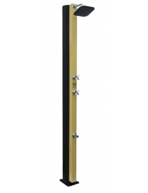 Douche de piscine solaire 40L avec rince pieds