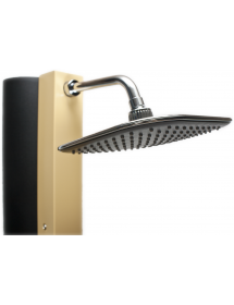 Douche de piscine solaire 40L avec rince pieds